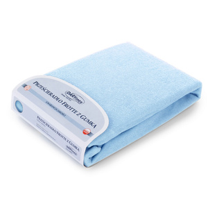 Terry sheet with elastic 027_D Blue 80x160