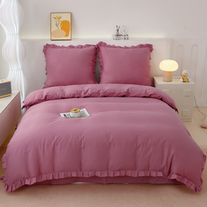Bedding 220 x 200 3 pcs Cotton with Ruffles Lynda 05