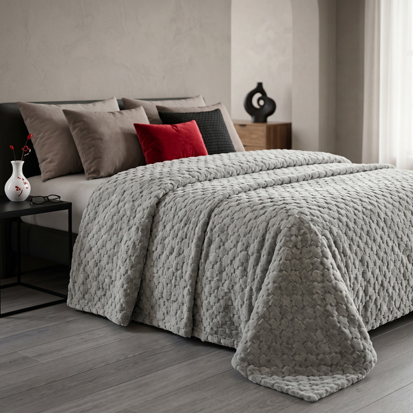 Koc 160 x 200 Mikrofibra Tłoczona Gediz 04