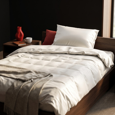 Pościel 140 x 200 2cz Satynova Nova3 Kremowy