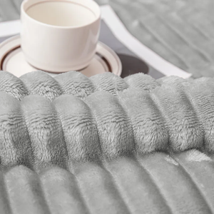 Blanket 200 x 220 Microfiber Plush Cadence Stripes 01
