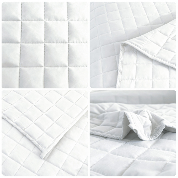 Kołdra 90x120 Obciążeniowa Sensoryczna dla Dzieci Biała Nel2 2 kg
