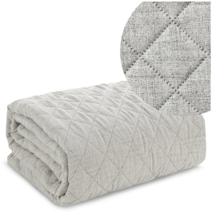 Bedspread 170 x 210 Quilted Len1 Beige