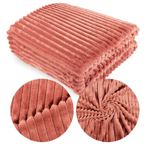 Blanket 160 x 200 Microfiber Stamped Ardea Stripes 45