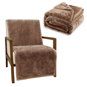 Koc 70 x 160 Akrylowy Jednolity Ciepły Yasemin 04