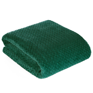 Blanket 70 x 160 Microfiber Design Cindy3 Dark Herb