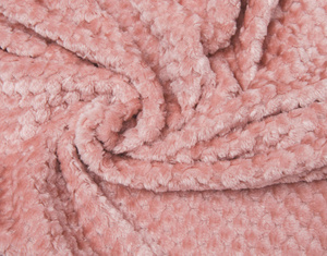 Microfiber Jacquard Blanket Amorro Uniform Quartz Pink 200x220