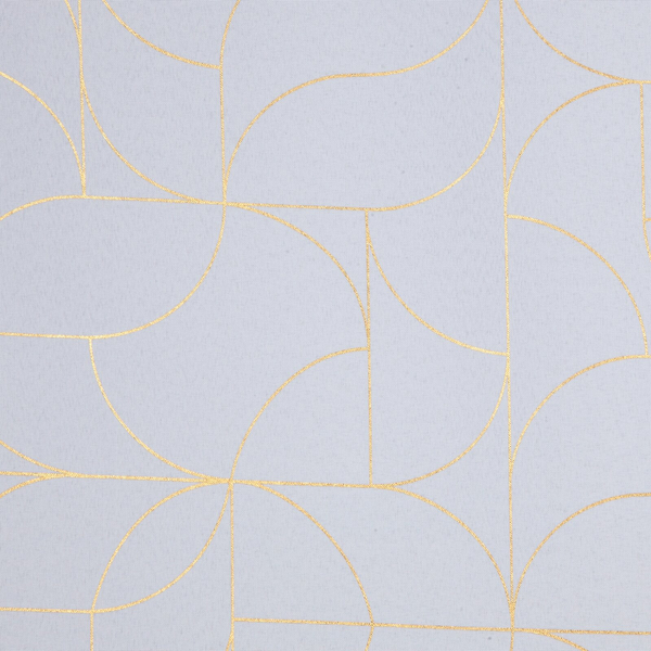 Zasłona 140 x 250 Dekoracyjna Evi Biały+Złoty