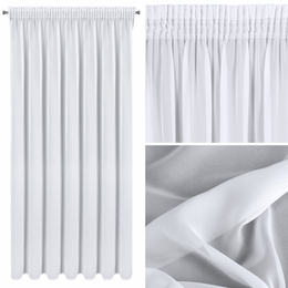 Curtain 350 x 270 Decorative Arleta Tape White