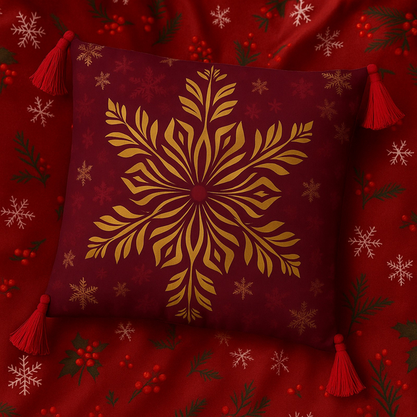 Christmas pillowcase 45 x 45 Christmas Panama 5384A
