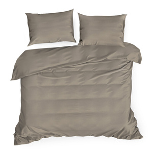 Bedding 160 x 200 3pc Satin Nova3 Coffee