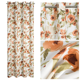 Zasłona Dekoracyjna Mila 140 x 250 Przelotka Rudy