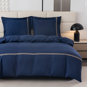 Pościel 140 x 200 2cz Gładka Z Haftem Lumera 02