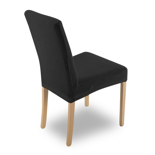 Smooth Chair Cover 35x55x30 Pokr03 Black