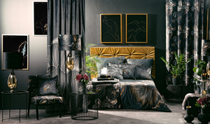 Ready-made Curtain Decor 140 x 250 Peony2 Pinwheel