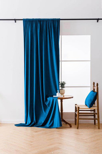 Curtain 140 x 270 Velvet Tunnel Tape Giorgia 07