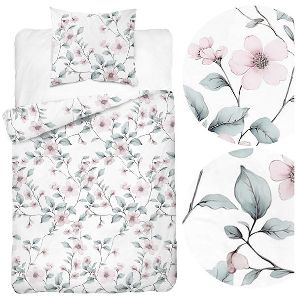 Bedding 140 x 200 2pcs Asti Satin Cotton 4915_A