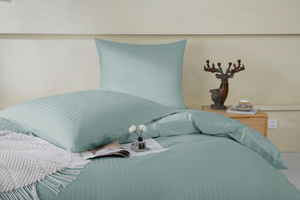 Bedding 220 x 200 3pc Cotton Adamash Sage