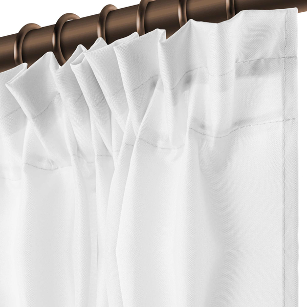 Zasłona 140 x 250 Ogrodowa na Taśmie Gaia Biały