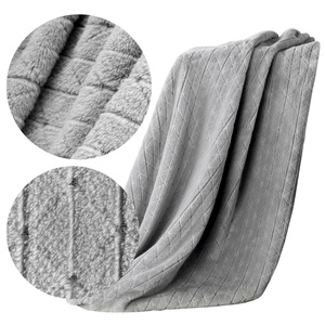 Blanket 150 x 200 Microfiber Design Cindy4 Silver
