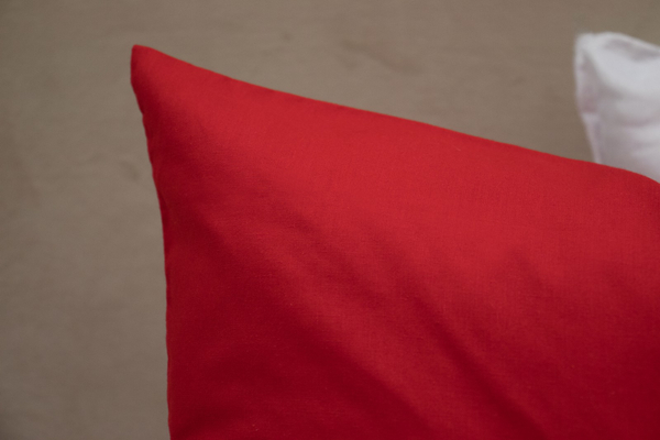 Cotton Pillowcase 70 x 80 Uniform Ola Red
