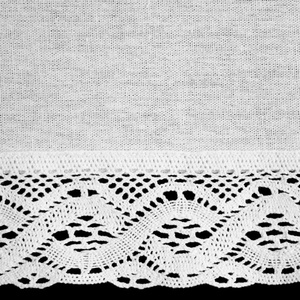 Decorative Curtain Vince On Tape 30 x 150 White