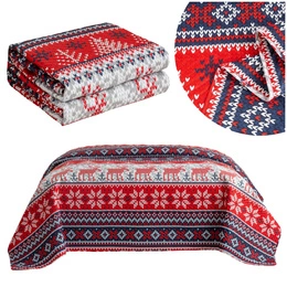 Narzuta 170 x 210 Tłoczona Świąteczna Levent 3230