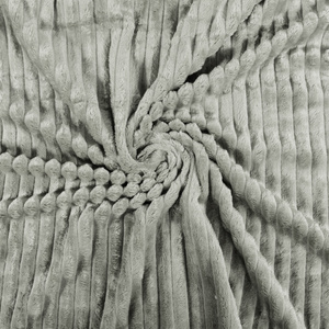 Blanket 200 x 220 Microfiber Embossed Ardea Stripes 44