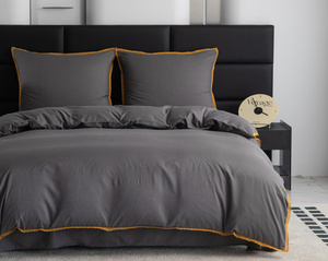 Bedding set 140 x 200 2pcs Smooth with Lace Brandon 05