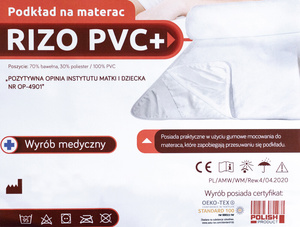 Rizo PVC mattress pad 160x200