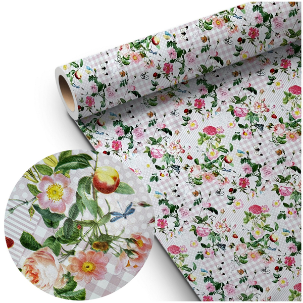 Tablecloth 140 cm Decorative by the Meter Lena 06