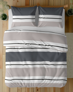 Bedding 160 x 200 3 pcs Asti Satin Cotton 5219A