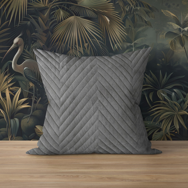 Poszewka 45 x 45 Jodełka Welurowa Caden 01