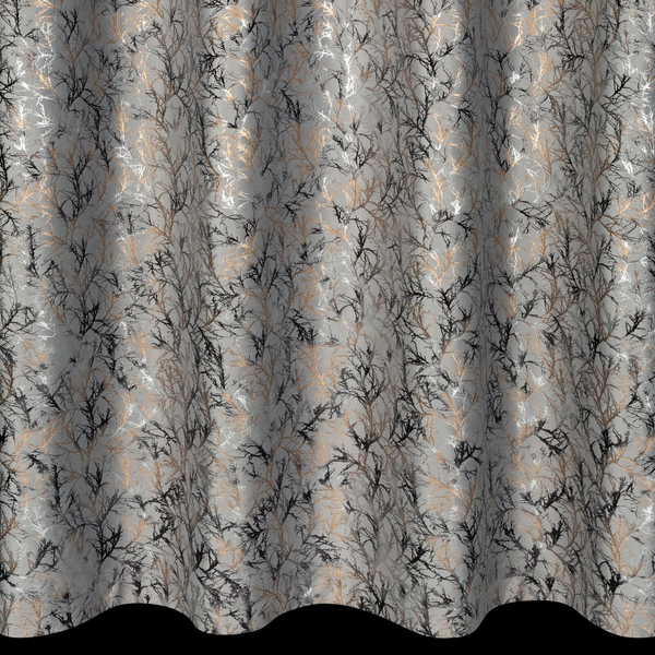 Zasłona 140 x 250 Welwet Przelotki Tori Srebrny