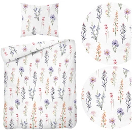 Bedding set 140 x 200 2 pcs Asti Satin Cotton 5091B