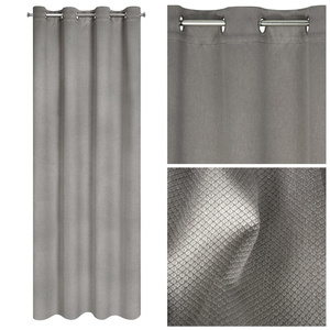 Amaro Blackout Curtain 140 x 250 Ashen