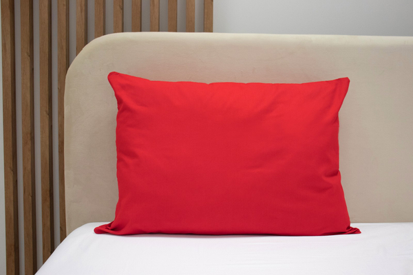 Poszewka Bawełna 50 x 70 Jednolita Ola Czerwony Red
