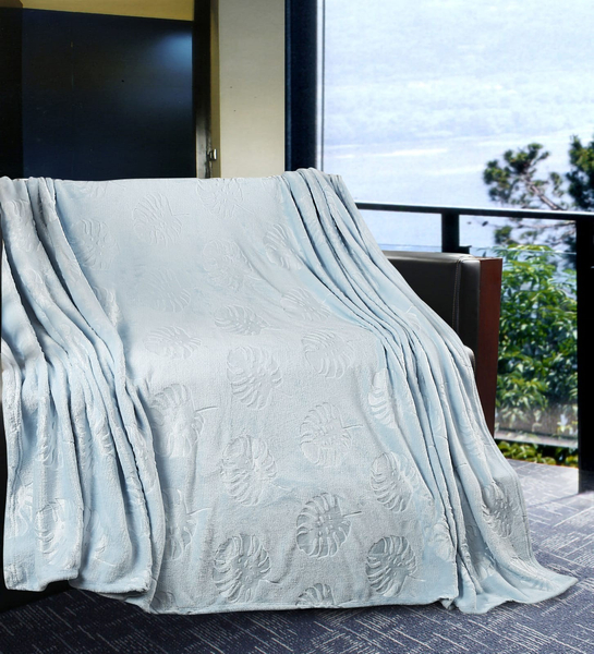 Koc Mikrofibra Tłoczona Ardea Leaf 08 200x220