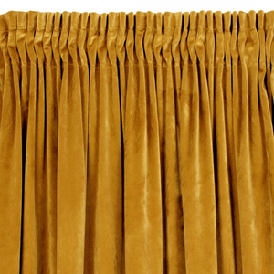 Curtain 140 x 270 Ready Decorative Villa Mustard