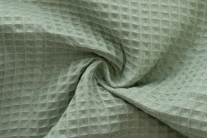 Gofer Waffle Cotton Bathrobe Murat L Mint