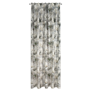 Curtain 140 x 300 Decorative Flex Sandy Steel+Silver