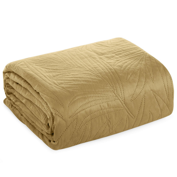 Narzuta 220 x 240 Pikowana Velvet Luiz4 Beż