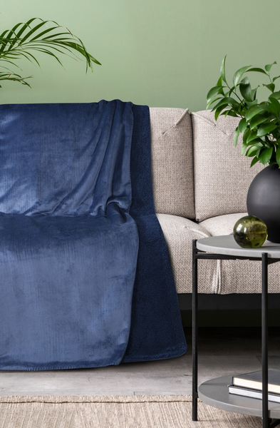 Blanket 200 x 220 Microfiber Two-sided Tedy Pomegranate