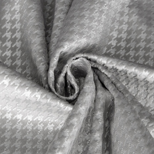 Velvet Darcy Curtain 140 x 250 Silver Spillover