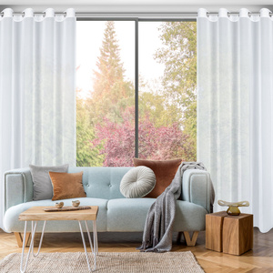 Curtain 135 x 270 Decorative Arleta Przel White