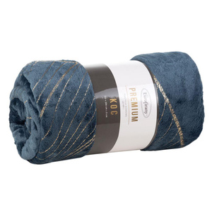 Blanket 150 x 200 Blanca 1 Navy blue