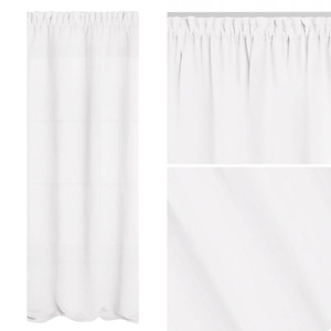 Curtain 140 x 270 Blackout Tape Hold White2