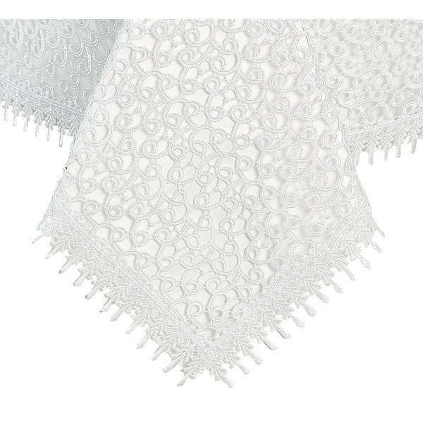 Round Tablecloth Ø 85 Gipiura Pattern 058 White