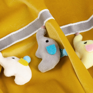 Curtain 140 x 250 Children's Eyelets Kids 1 Mustard