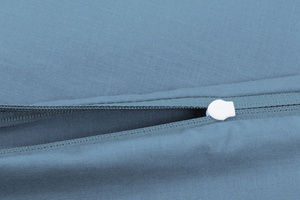 Cotton pillowcase 50 x 70 Solid Ola Dark Turquoise